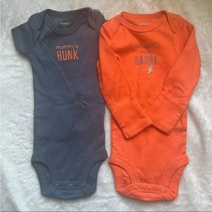 Carter’s Newborn Onsie Mommy Daddy Set